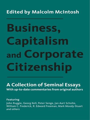 cover image of Business, Capitalism and Corporate Citizenship